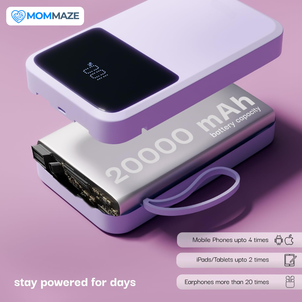 20000 mAh 22.5 W Compact Pocket Size Power Bank